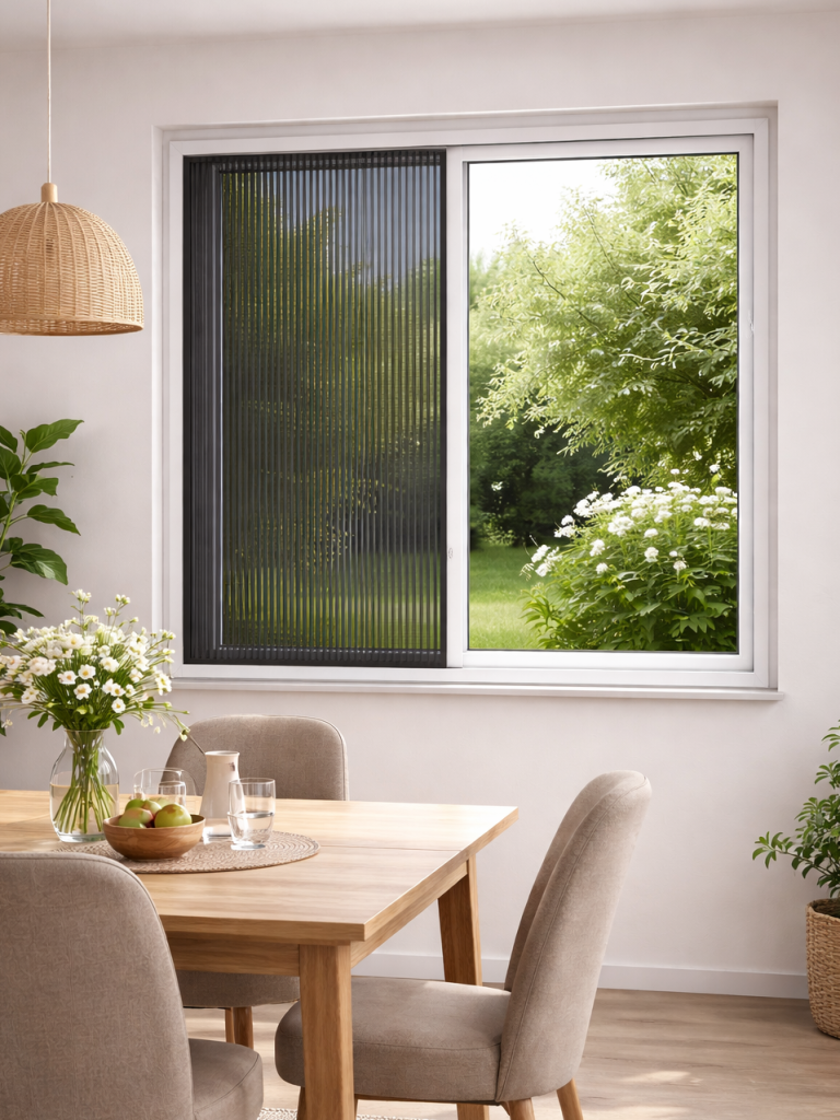 Spannrahmen, Rollo oder Plissee – nach Maß gefertigt.