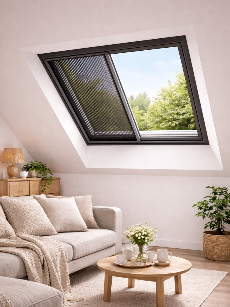 Passgenau, leicht bedienbar – optional mit Sichtschutz.